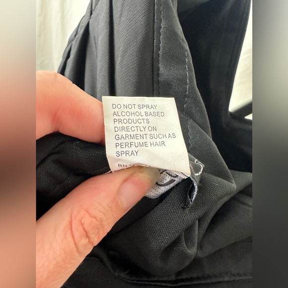 La Femme Black Ruched Jersey Column Gown Size 16 NWT - Picture 14 of 16